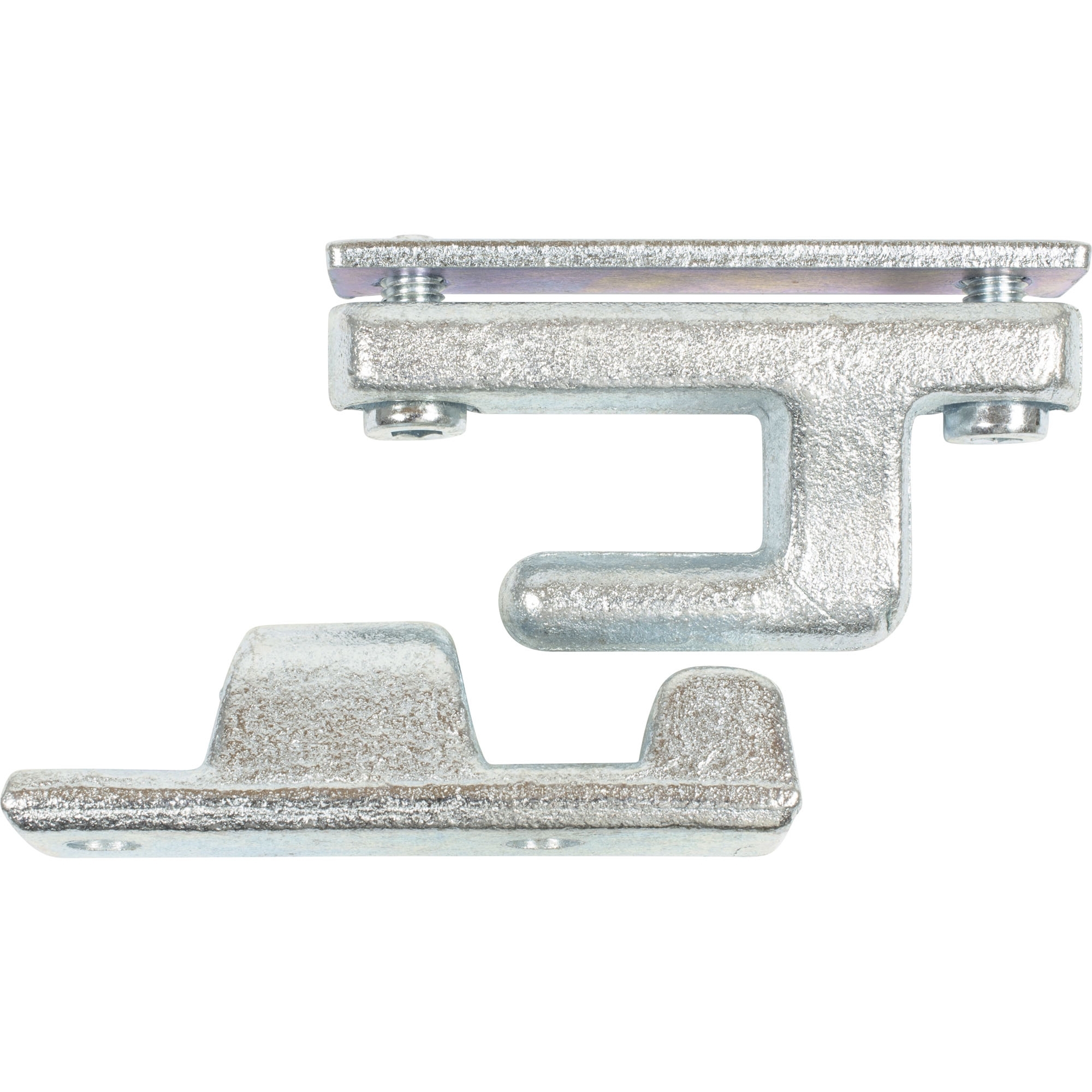 Hinge complete, for Aluminium-side board profile