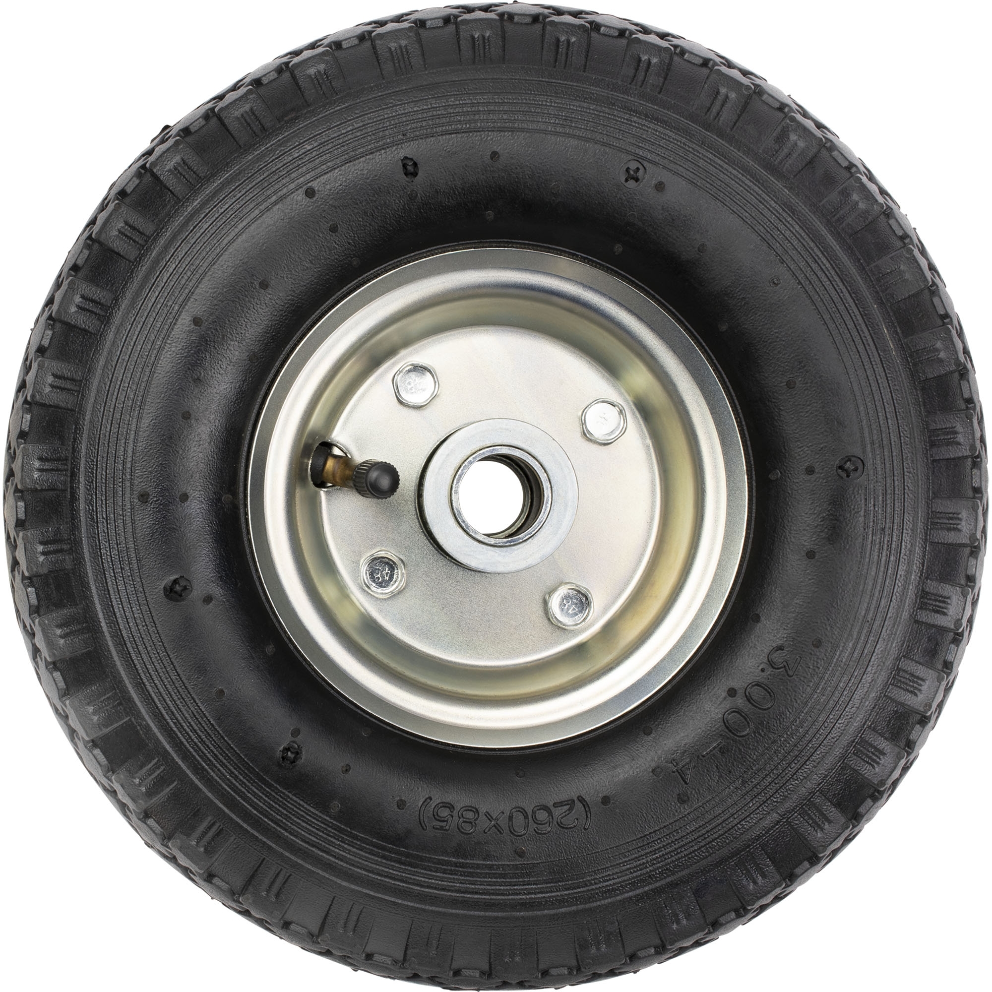 Pneumatic Wheel, 260x85 mm, Metal Rim