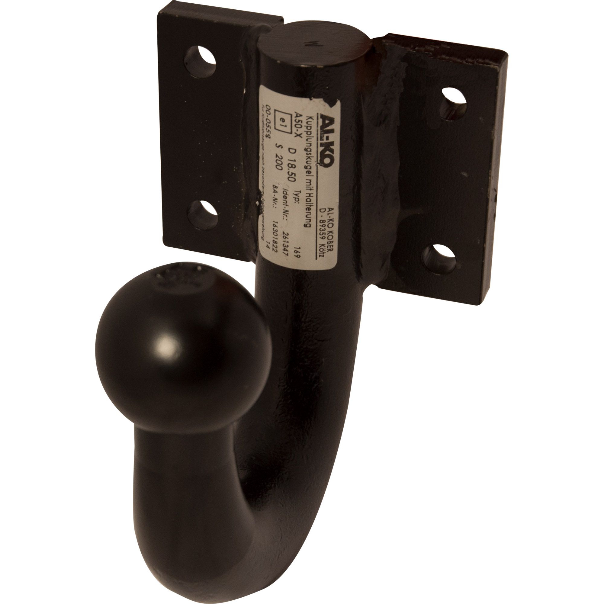 Mounting plate with ball neck, hole pattern 83x56 Mounting plate with ball neck, hole pattern 83x56