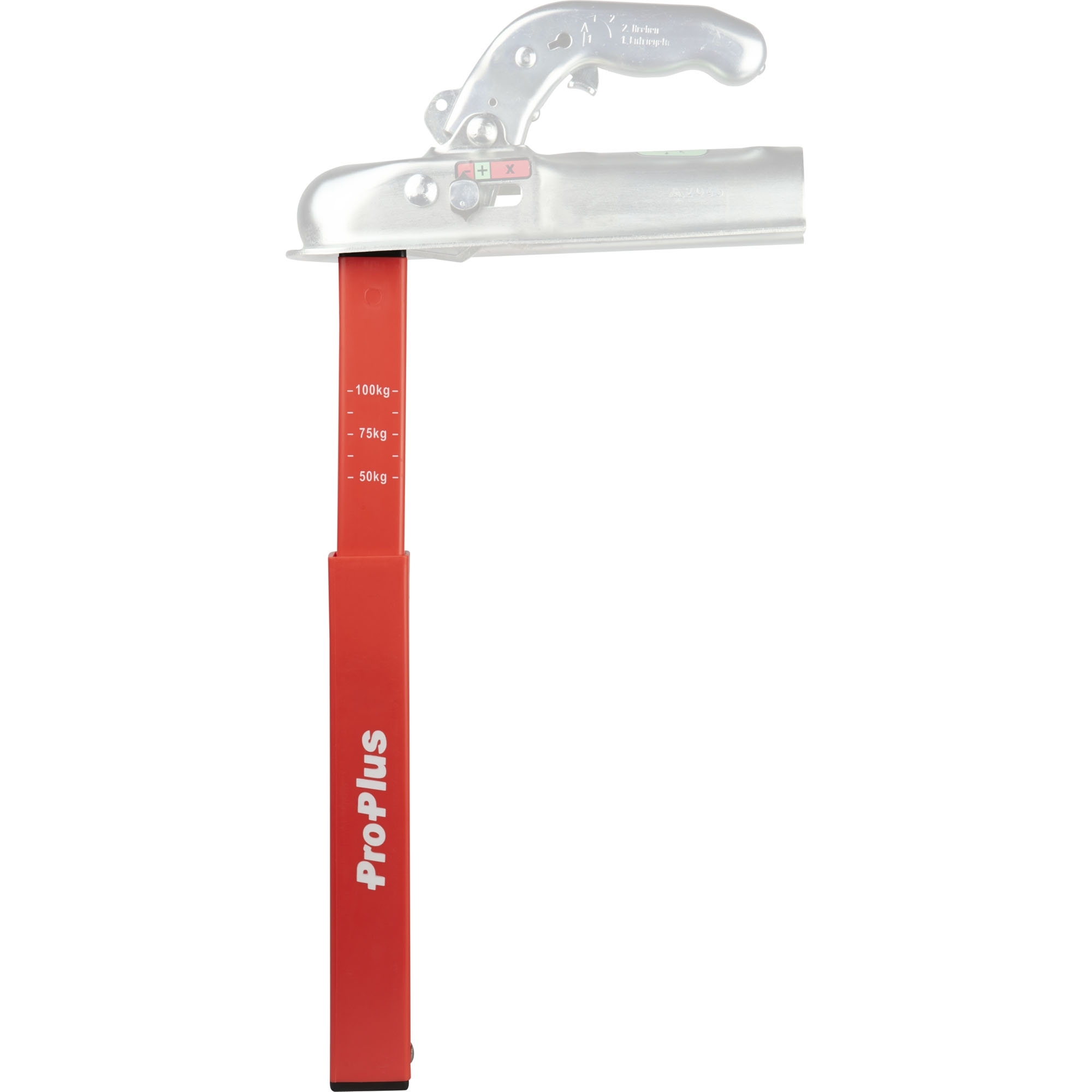 Support load scale for trailers and caravans, up to max. 100 kg