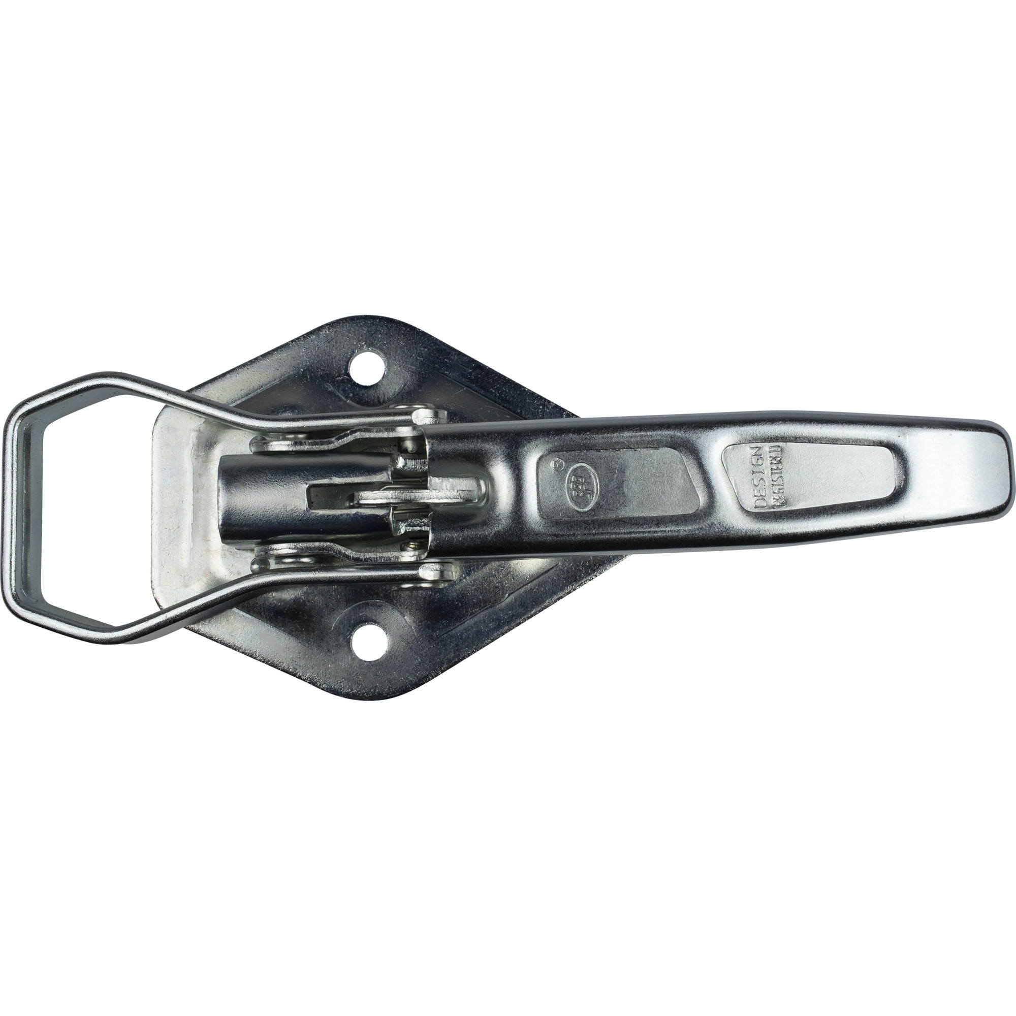 Excentric closure to screw on, with flat bracket