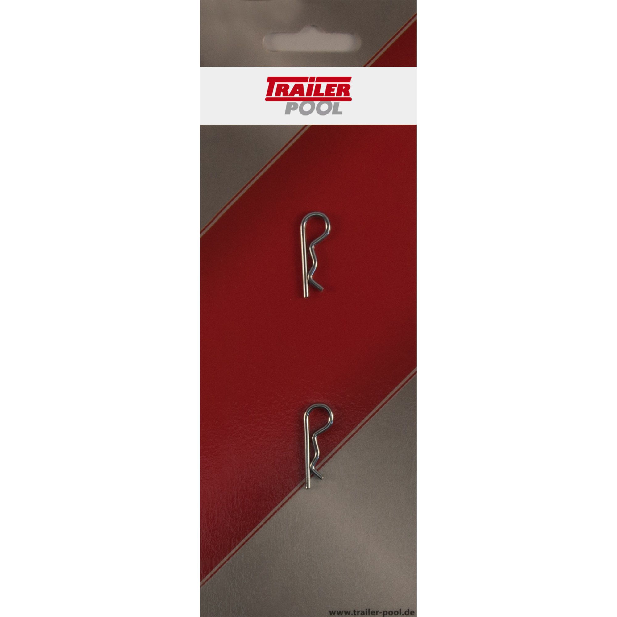 2 x Spring Cotter Pin Ø 1.5 mm, Standard Version 2 x Spring Cotter Pin Ø 1.5 mm, Standard Version