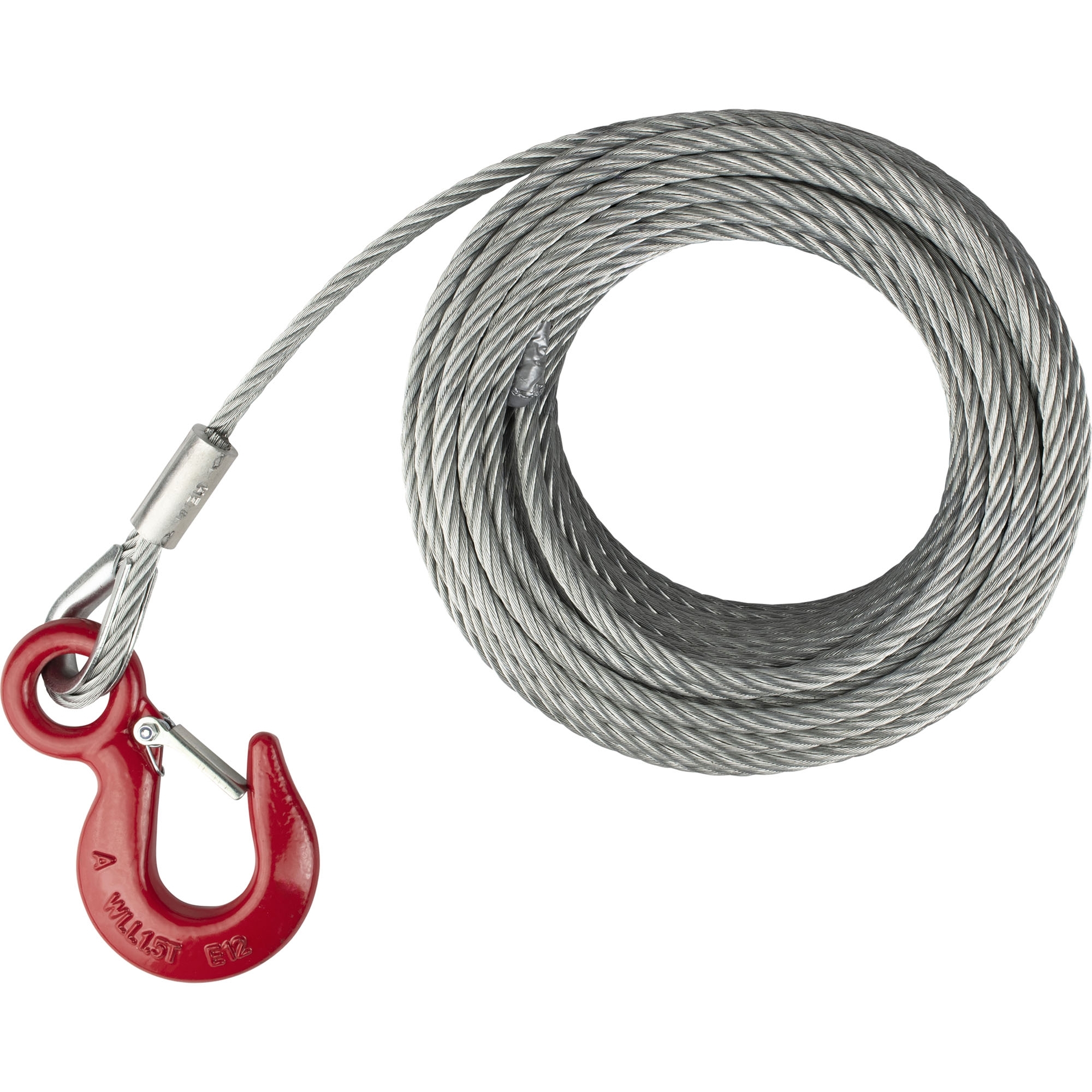 Steel Cable, Ø 7 mm, L 25 m, Tensile Load 1150 daN