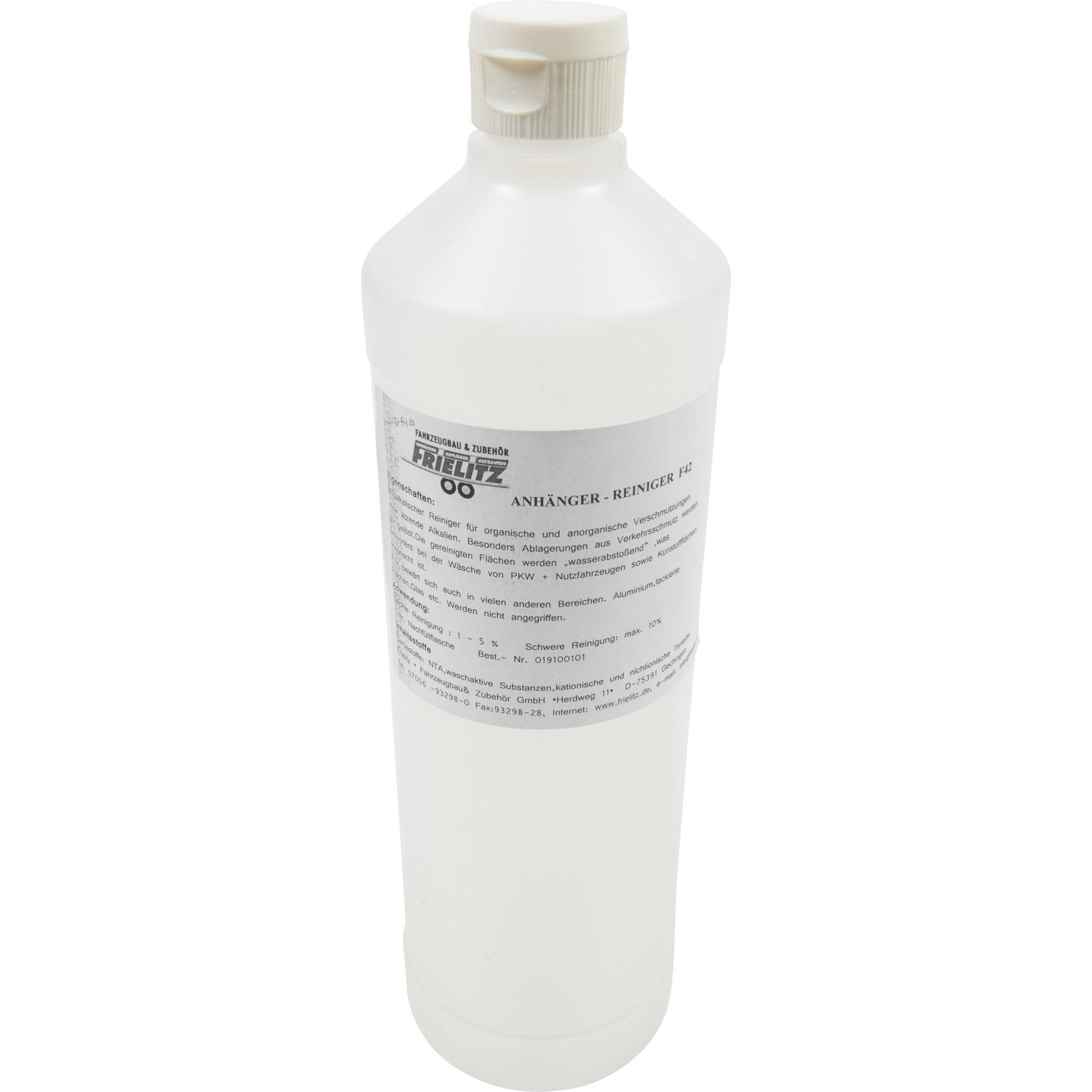Plastic cleaner F42, contents 1 Litre