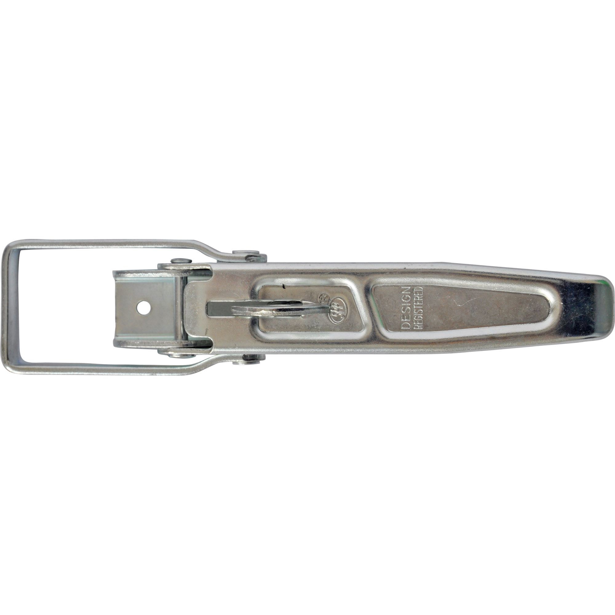 Excentric closure to screw on, with flat bracket