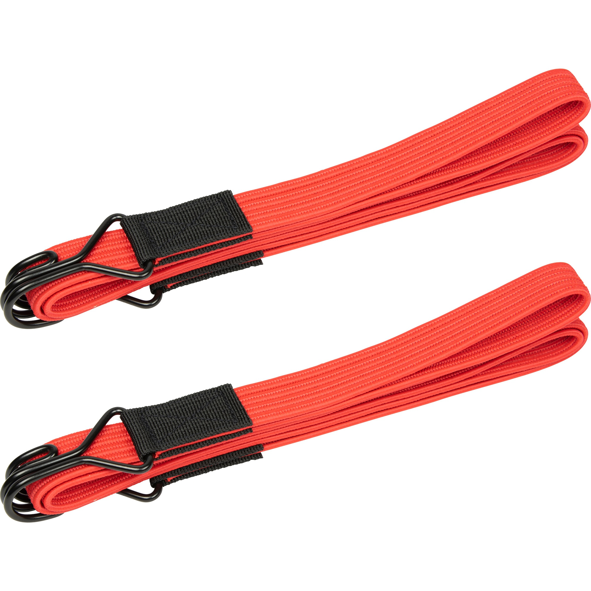 2 x flat bungees/double wire hook, 1500 mm, Width 22 mm 2 x flat bungees/double wire hook, 1500 mm, Width 22 mm